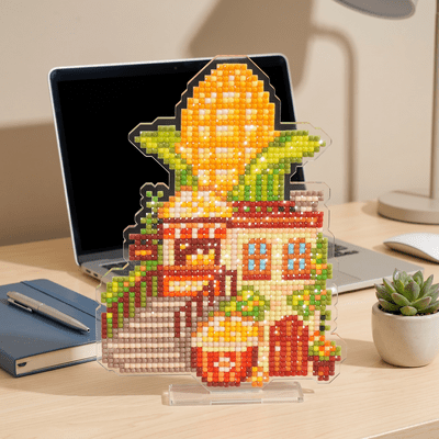 LumiGem Popcorn House Diamond Painting Stand - Forever Young®️ DIY - 