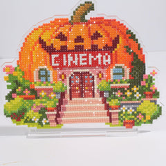 LumiGem Pumpkin Cinema Diamond Painting Stand - Forever Young®️ DIY - 
