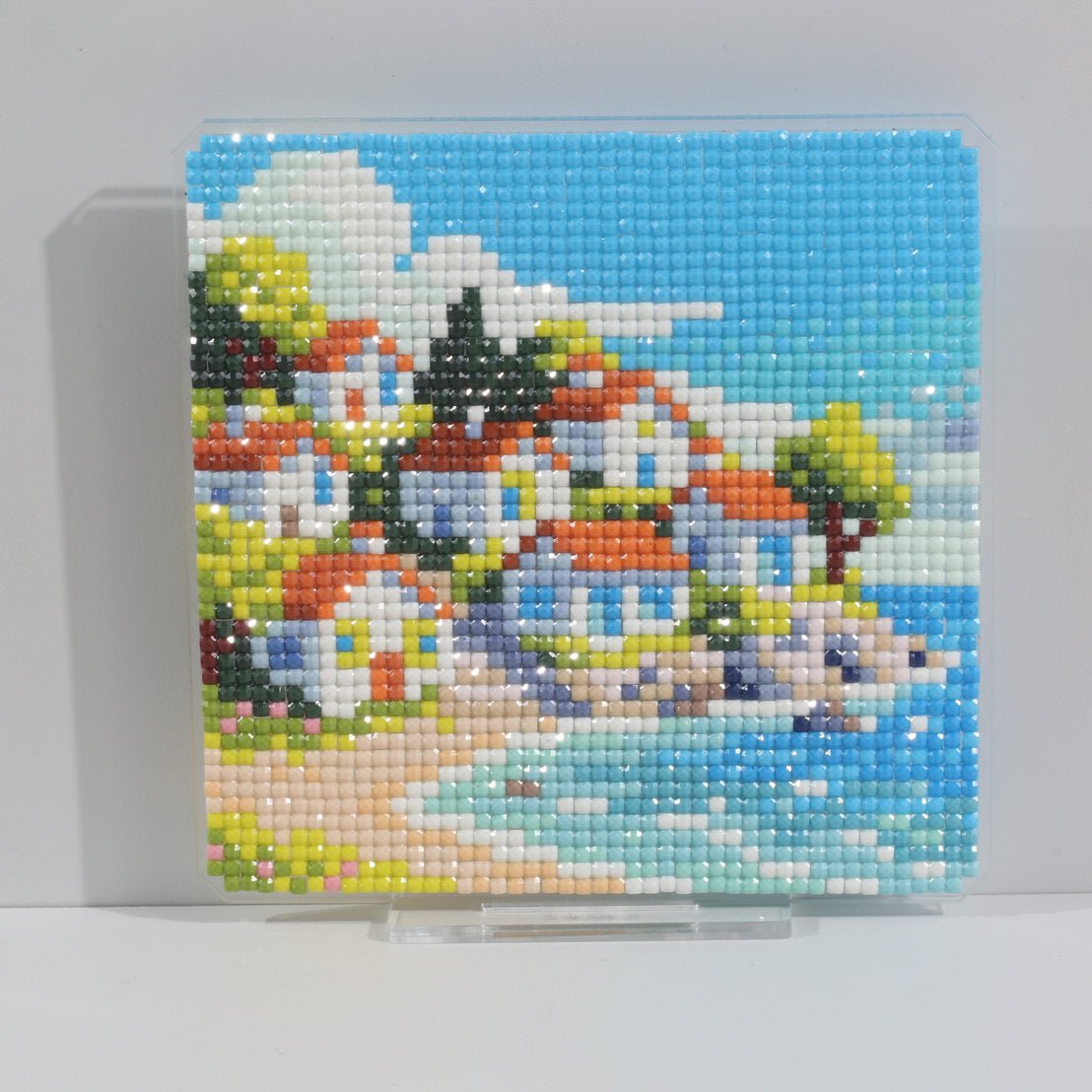LumiGem Seaside Village Diamond Painting Stand - Forever Young®️ DIY - 