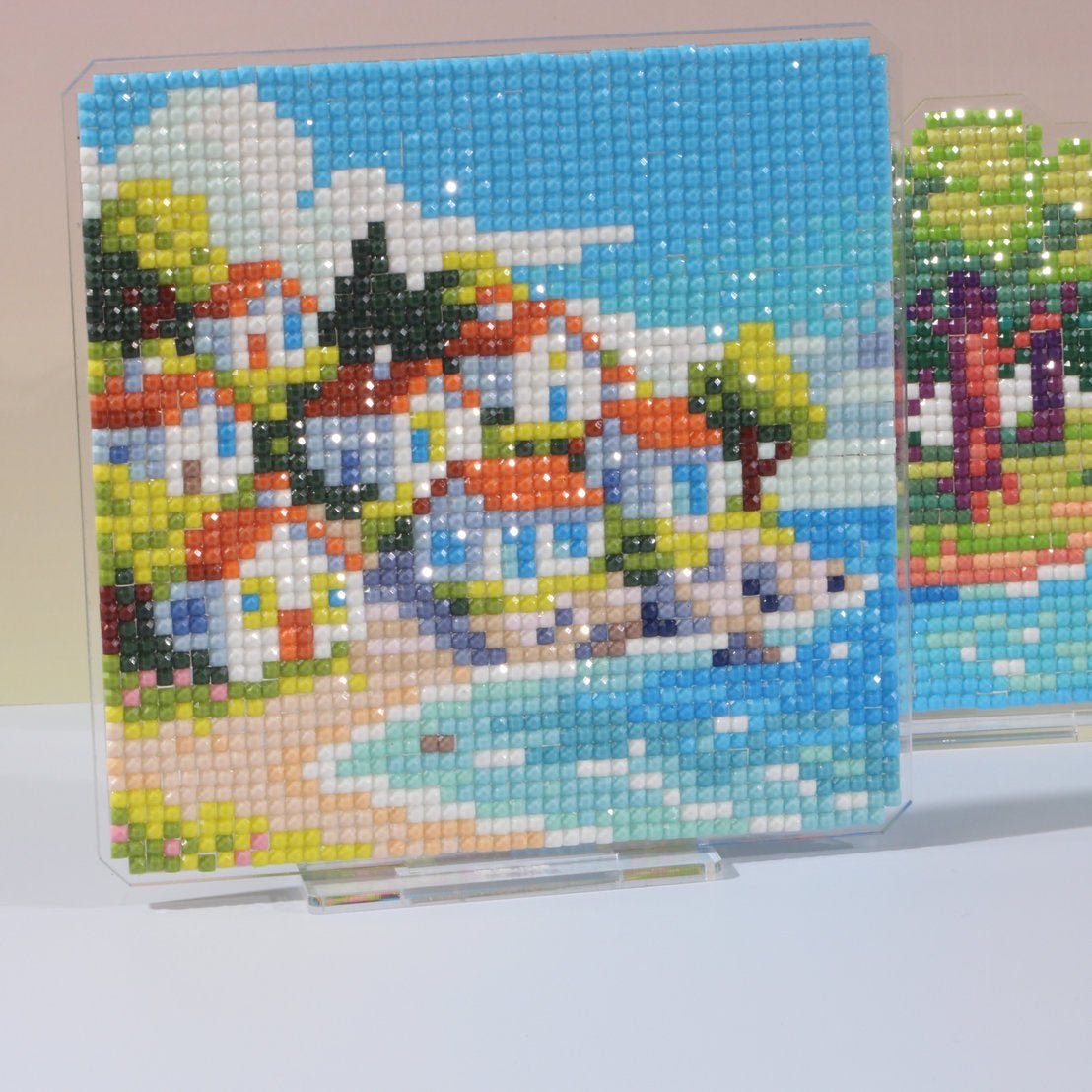 LumiGem Seaside Village Diamond Painting Stand - Forever Young®️ DIY - 