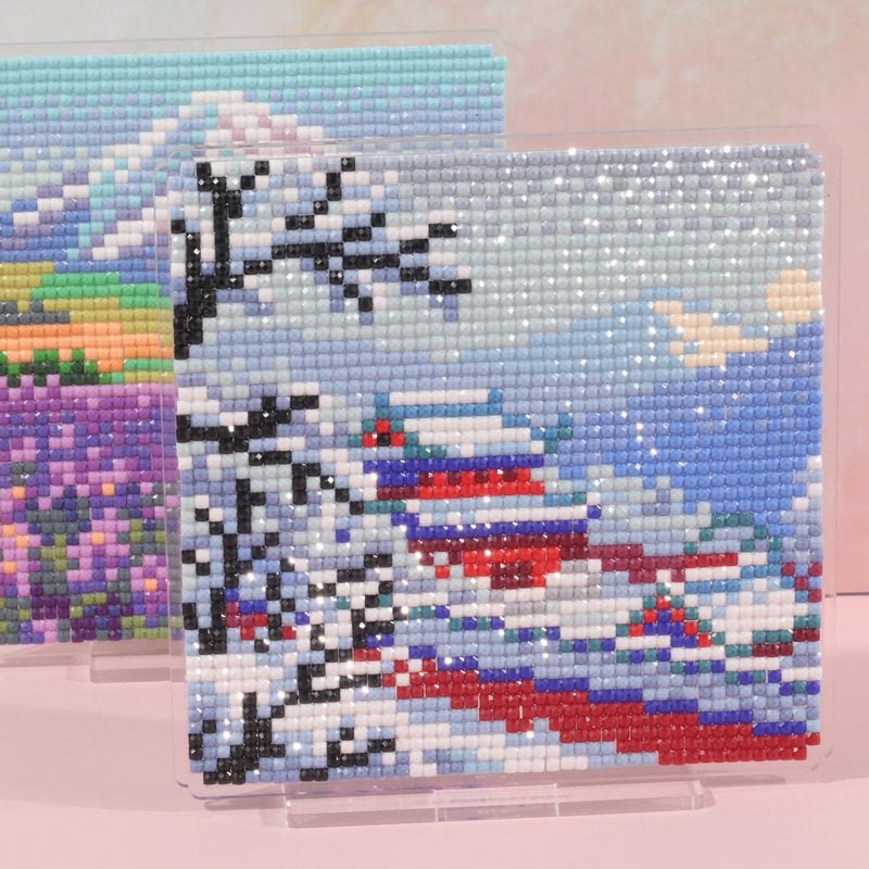 LumiGem Snow Charm of the Ancient Temple Diamond Painting Stand - Forever Young®️ DIY - 