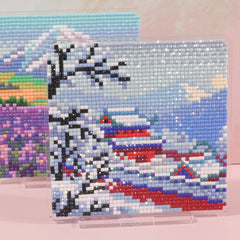 LumiGem Snow Charm of the Ancient Temple Diamond Painting Stand - Forever Young®️ DIY - 