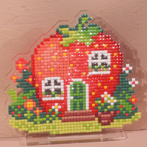 LumiGem Strawberry House Diamond Painting Stand