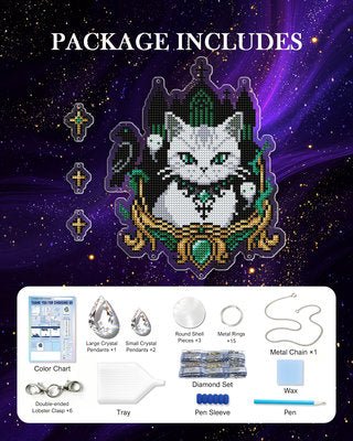 LumiGem Suncatcher Soulbound Cat - Forever Young®️ DIY - 