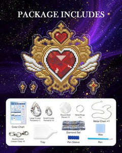 LumiGem Suncatcher Vowed Heart - Forever Young®️ DIY - 