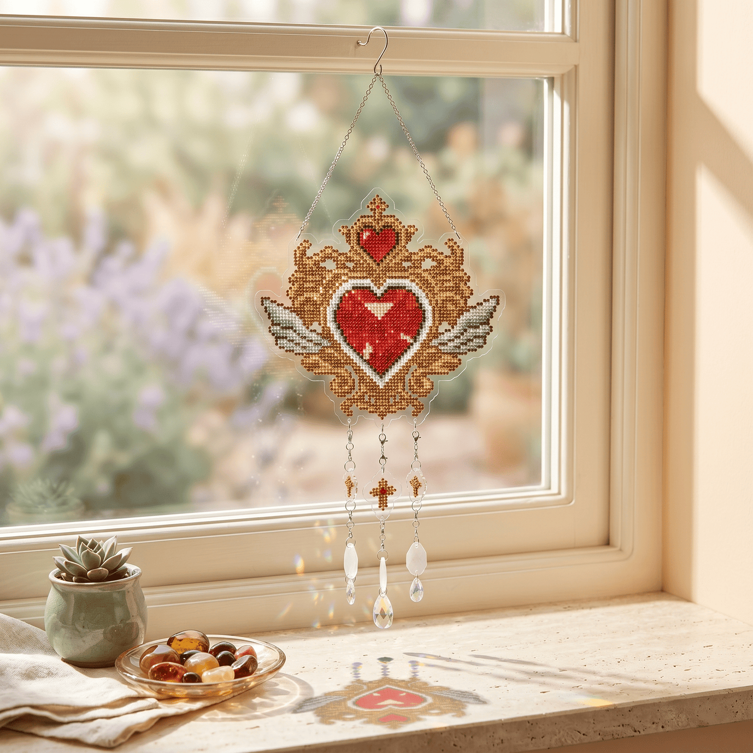 LumiGem Suncatcher Vowed Heart - Forever Young®️ DIY - 