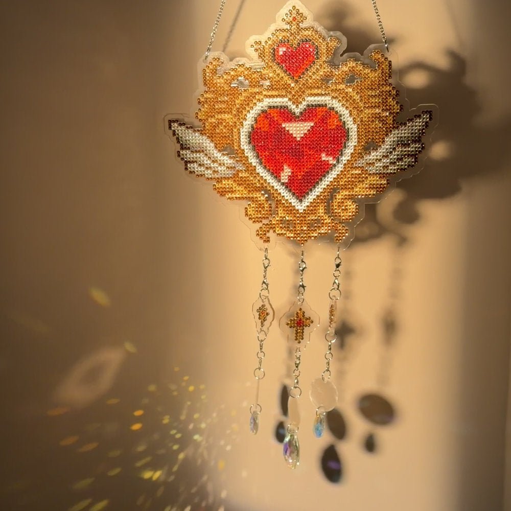 LumiGem Suncatcher Vowed Heart - Forever Young®️ DIY - 