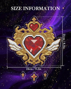 LumiGem Suncatcher Vowed Heart - Forever Young®️ DIY - 