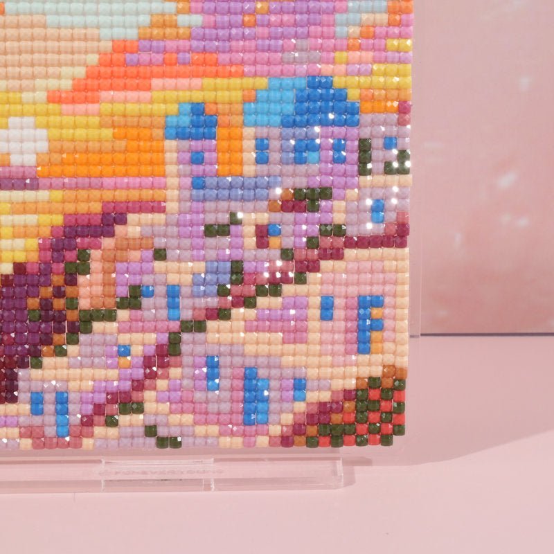 LumiGem Sunset in Santorini Diamond Painting Stand - Forever Young®️ DIY - 