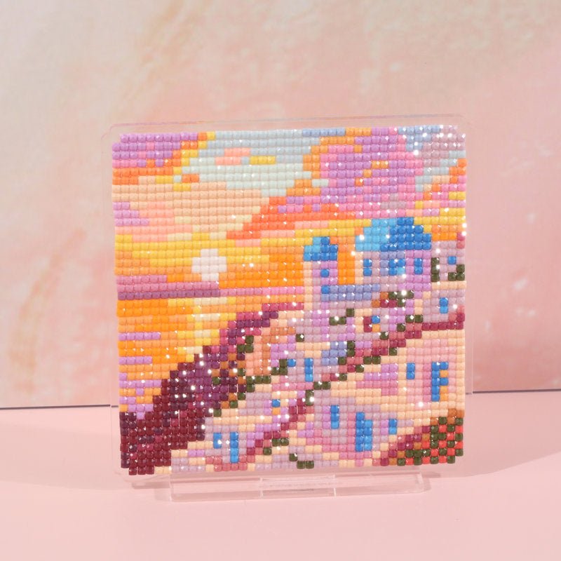 LumiGem Sunset in Santorini Diamond Painting Stand