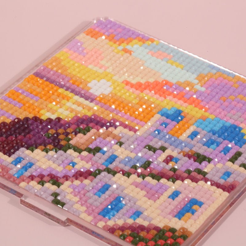LumiGem Sunset in Santorini Diamond Painting Stand - Forever Young®️ DIY - 
