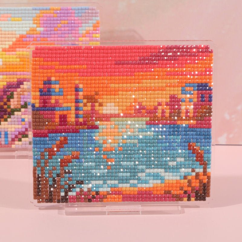 LumiGem Twilight on the Nile in Ancient Egypt Diamond Painting Stand - Forever Young®️ DIY - 
