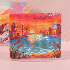 LumiGem Twilight on the Nile in Ancient Egypt Diamond Painting Stand - Forever Young®️ DIY - 