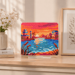 LumiGem Twilight on the Nile in Ancient Egypt Diamond Painting Stand - Forever Young®️ DIY - 