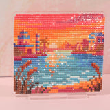 LumiGem Twilight on the Nile in Ancient Egypt Diamond Painting Stand - Forever Young®️ DIY - 