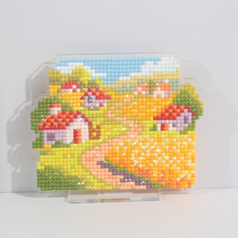 LumiGem Watching Over the Wheat Field Diamond Painting Stand - Forever Young®️ DIY - 