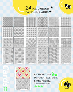 Minigem® : 24 Designs Diamond Freestyle Cards - Forever Young®️ DIY - 