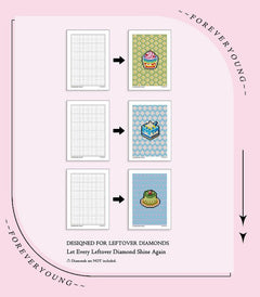 Forever Young®️ DIY - Minigem® : 7-Inch Blank Diamond Painting Canvas (No drills)