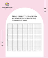 Forever Young®️ DIY - Minigem® : 7-Inch Blank Diamond Painting Canvas (No drills)