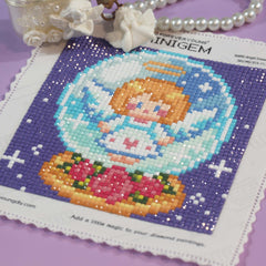 Minigem® :Angel Snow Globe - Forever Young®️ DIY - 