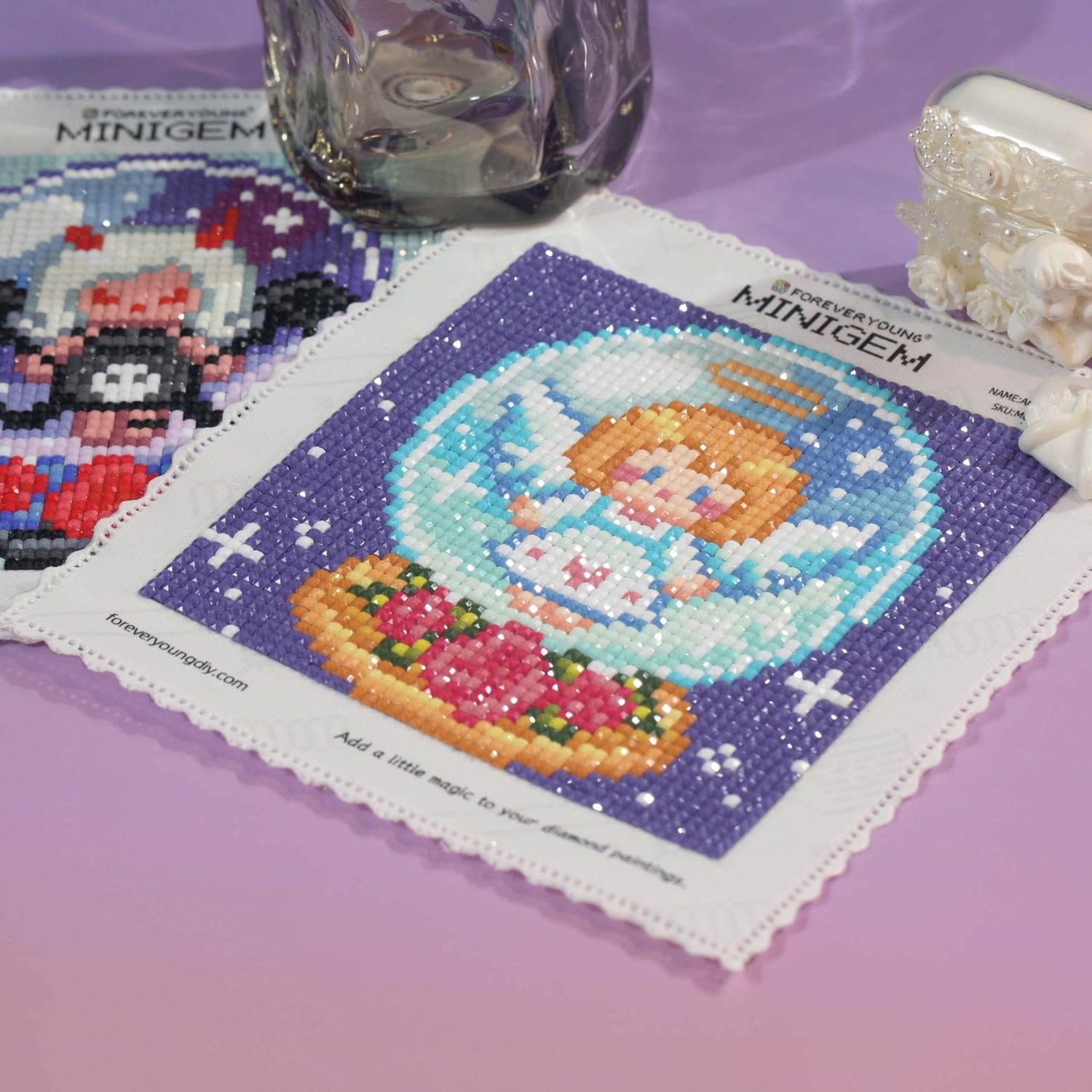 Minigem® :Angel Snow Globe - Forever Young®️ DIY - 