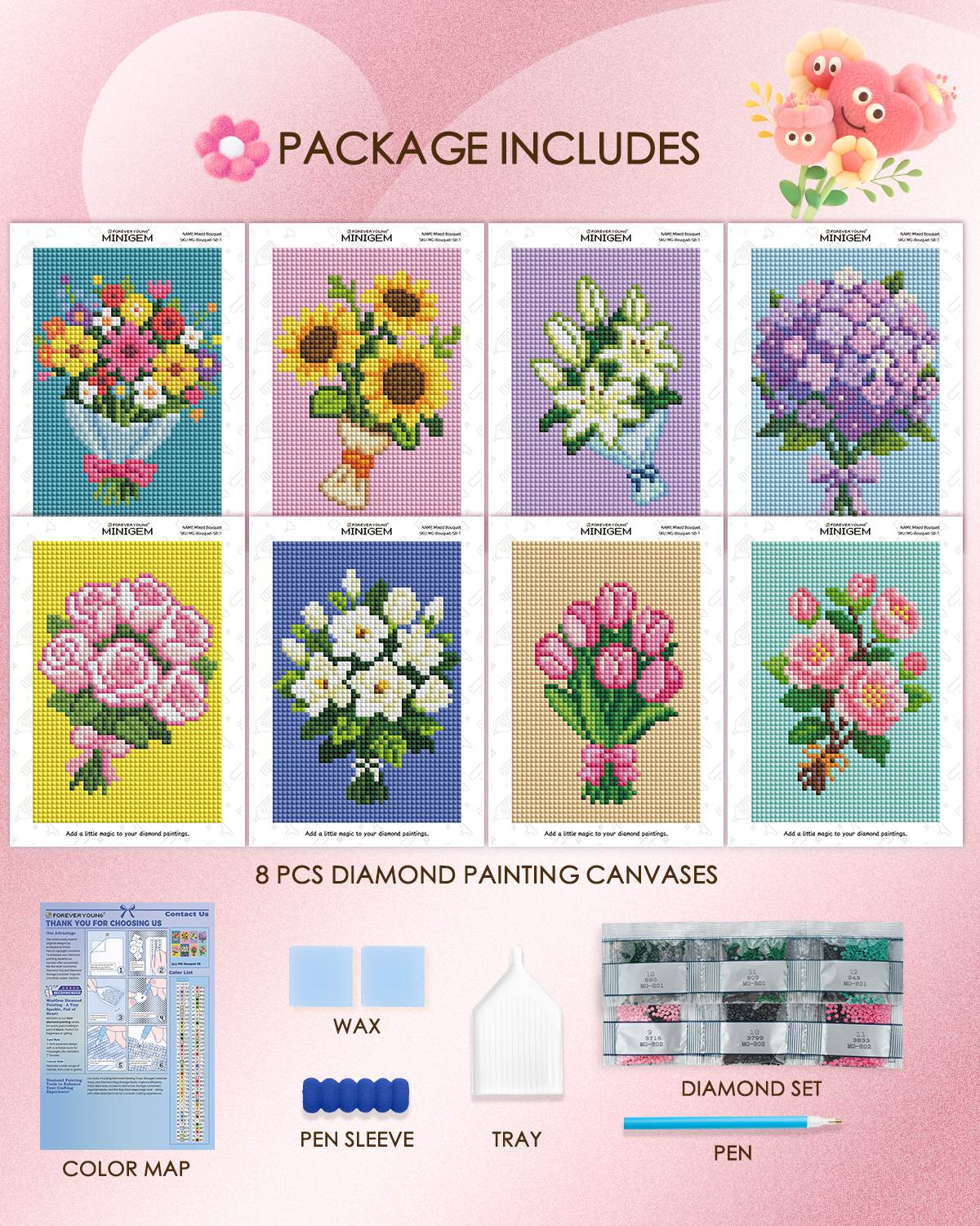 Minigem® : Blooming Bouquet - Forever Young®️ DIY - 