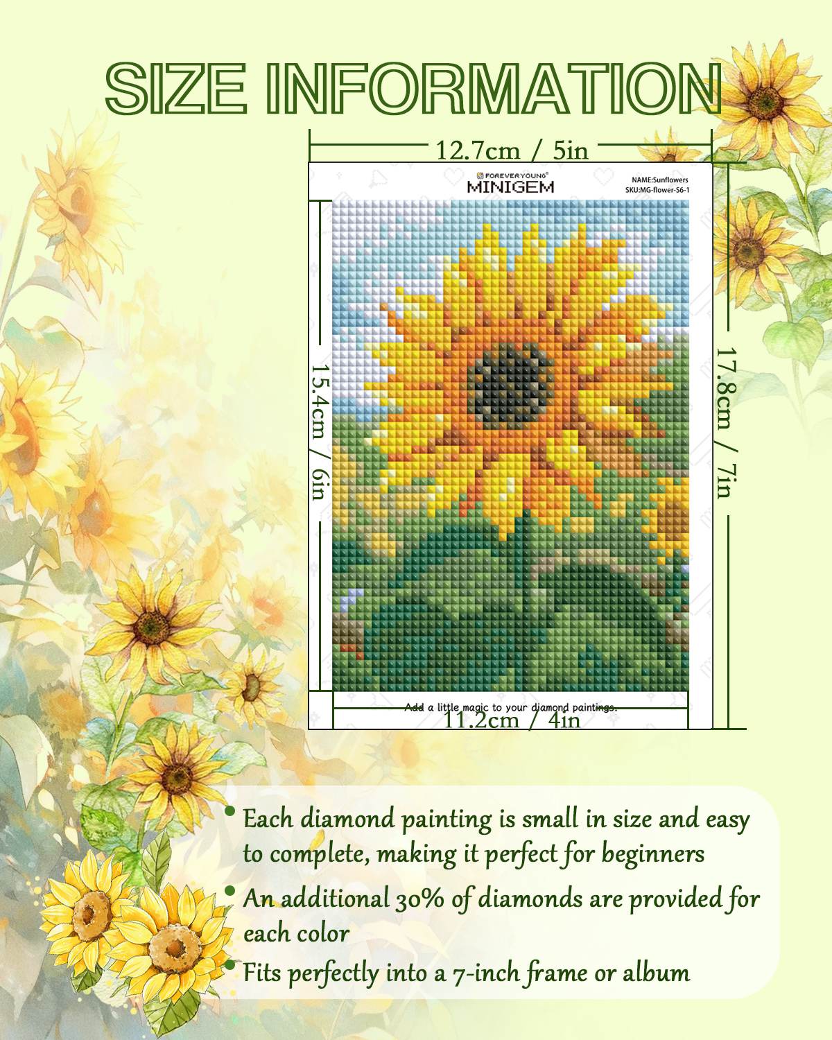 Minigem® : Blooming Flowers - Forever Young®️ DIY - 