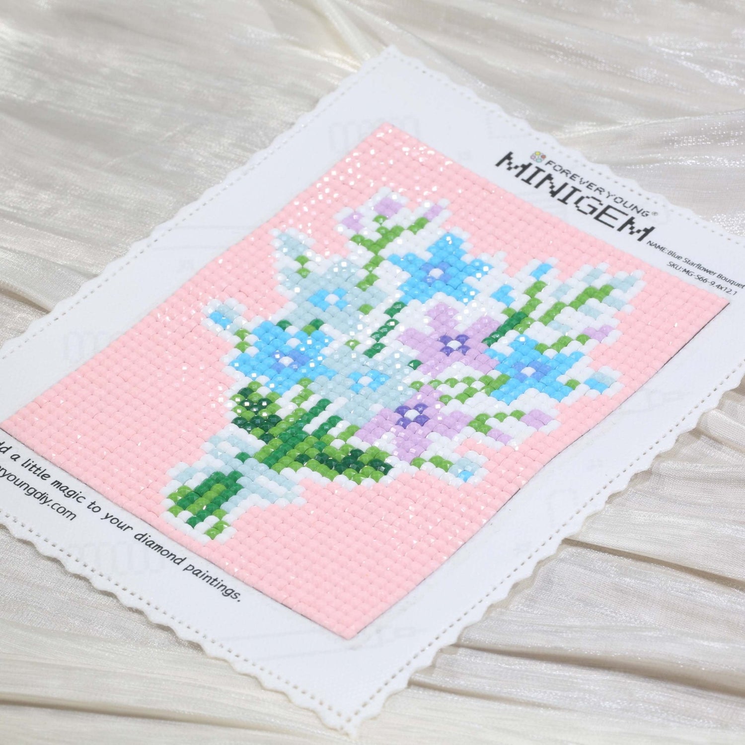 Minigem® :Blue Starflower Bouquet - Forever Young®️ DIY - 