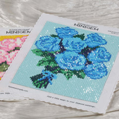 Minigem® :Bouquet of Blue Roses - Forever Young®️ DIY - 