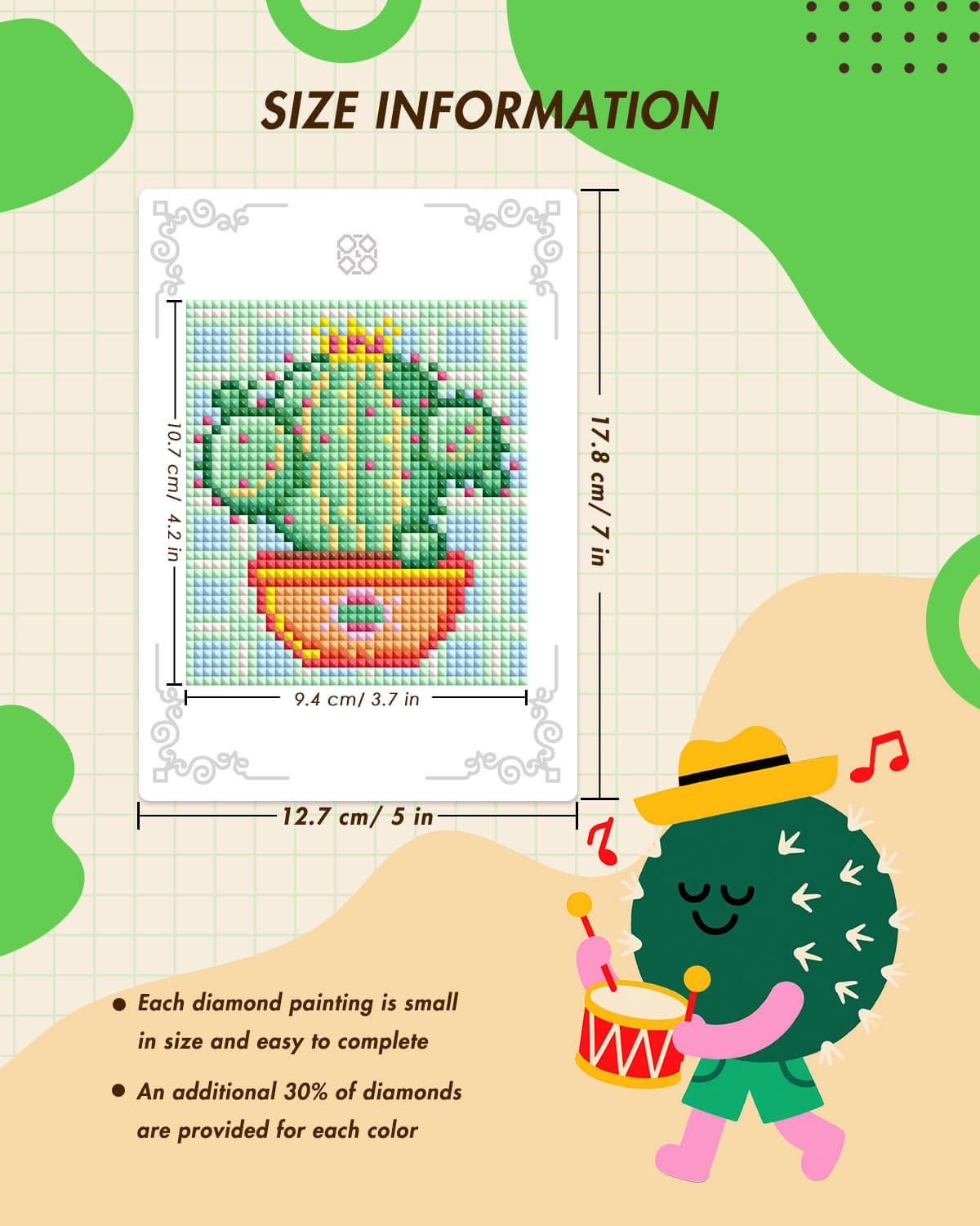 Minigem® : Cactus - Forever Young®️ DIY - 