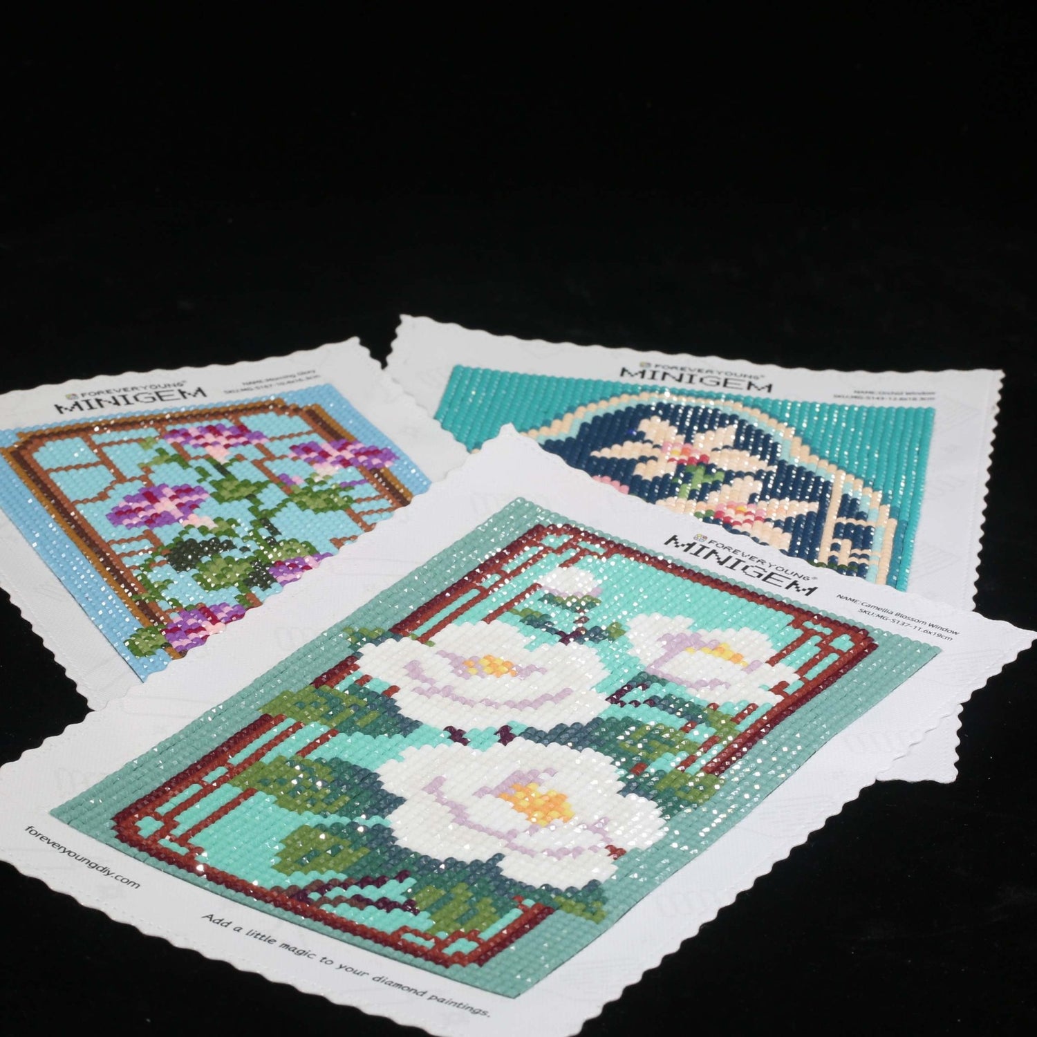 Minigem® :Camellia Blossom Window - Forever Young®️ DIY - 