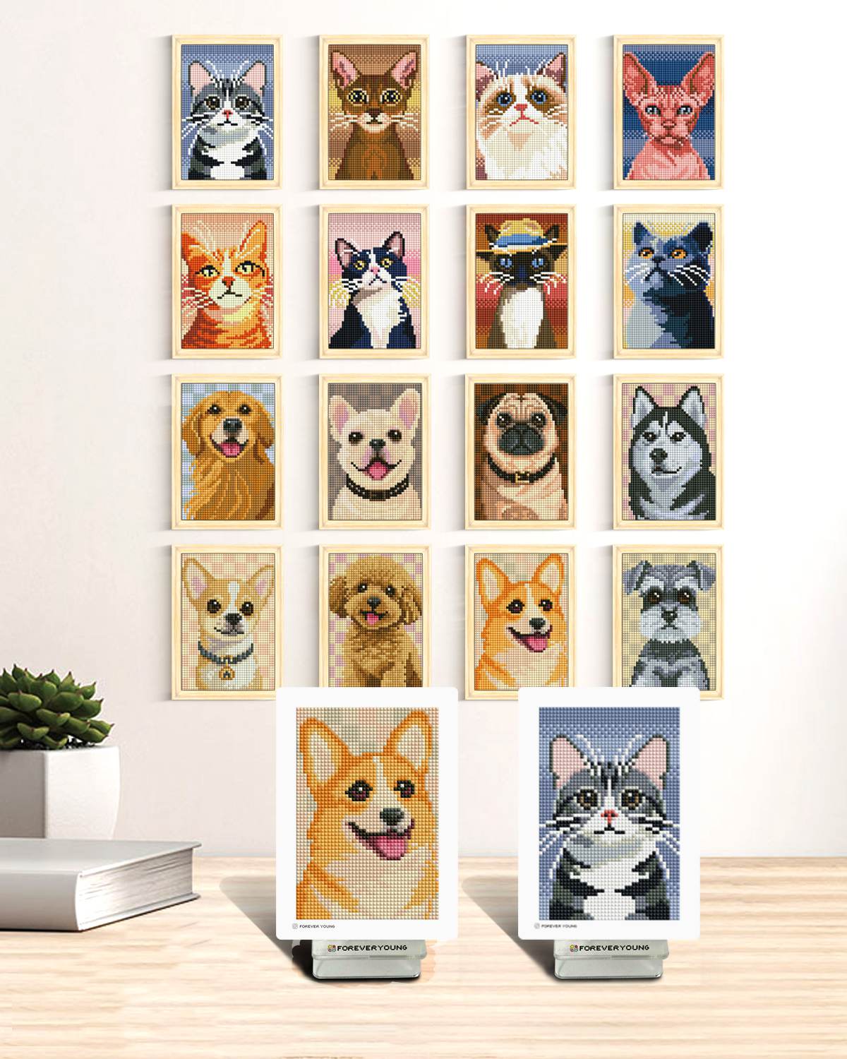 Minigem® : Cat & Dog - Forever Young®️ DIY - 