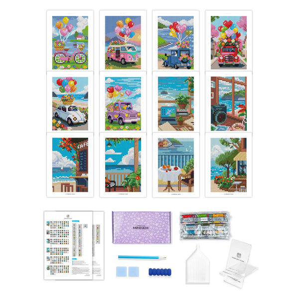 Minigem® :Coastal & Balloon Journey - Forever Young®️ DIY - 