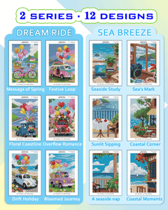 Minigem® :Coastal & Balloon Journey - Forever Young®️ DIY - 