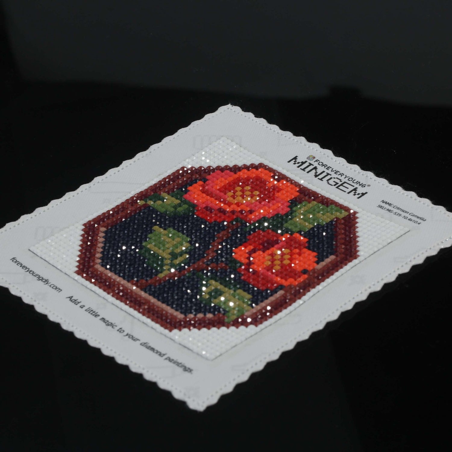 Minigem® :Crimson Camellia - Forever Young®️ DIY - 