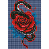 Minigem® :Crimson Serpent Rose - Forever Young®️ DIY - 