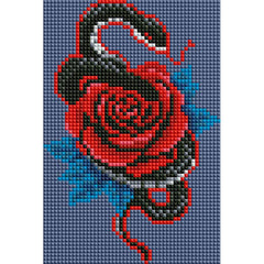 Minigem® :Crimson Serpent Rose - Forever Young®️ DIY - 
