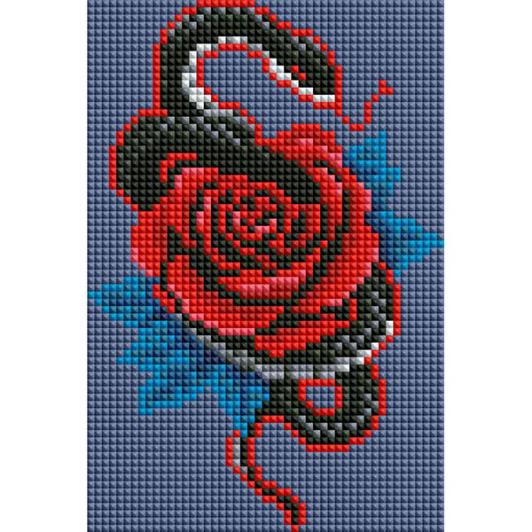 Minigem® :Crimson Serpent Rose - Forever Young®️ DIY - 