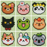 Minigem® :Cute Spring Animal Heads - Forever Young®️ DIY - 