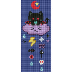 Minigem® :Demon Kitty Wind Chime - Forever Young®️ DIY - 