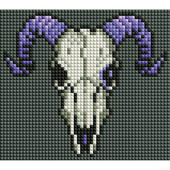 Minigem® :Demon Ram Skull - Forever Young®️ DIY - 