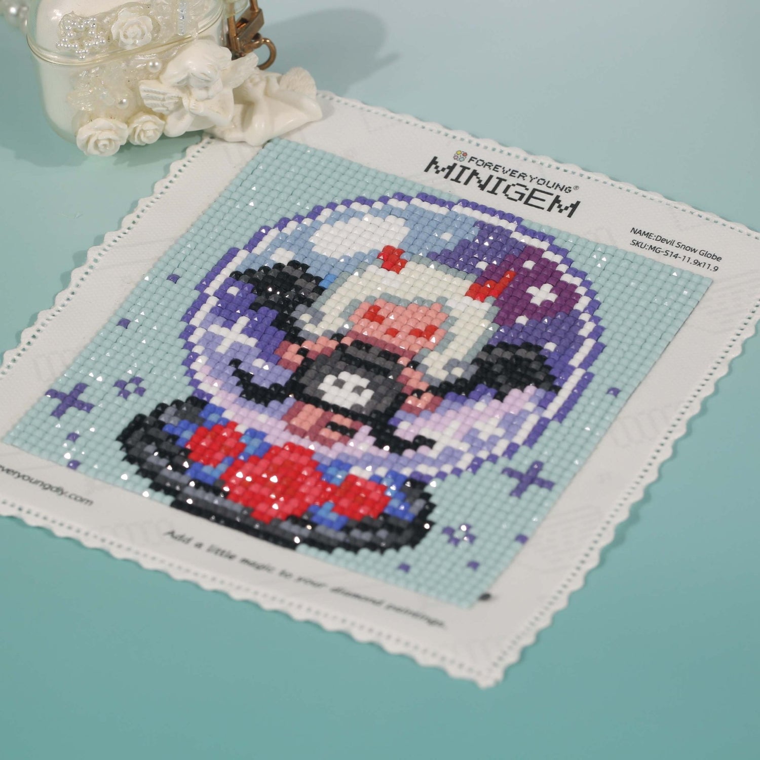 Minigem® :Devil Snow Globe - Forever Young®️ DIY - 