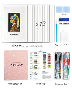 Minigem® : Famous Artists' Paintings - Forever Young®️ DIY - 