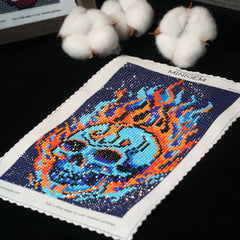 Minigem® :Flameborn Skull - Forever Young®️ DIY - 