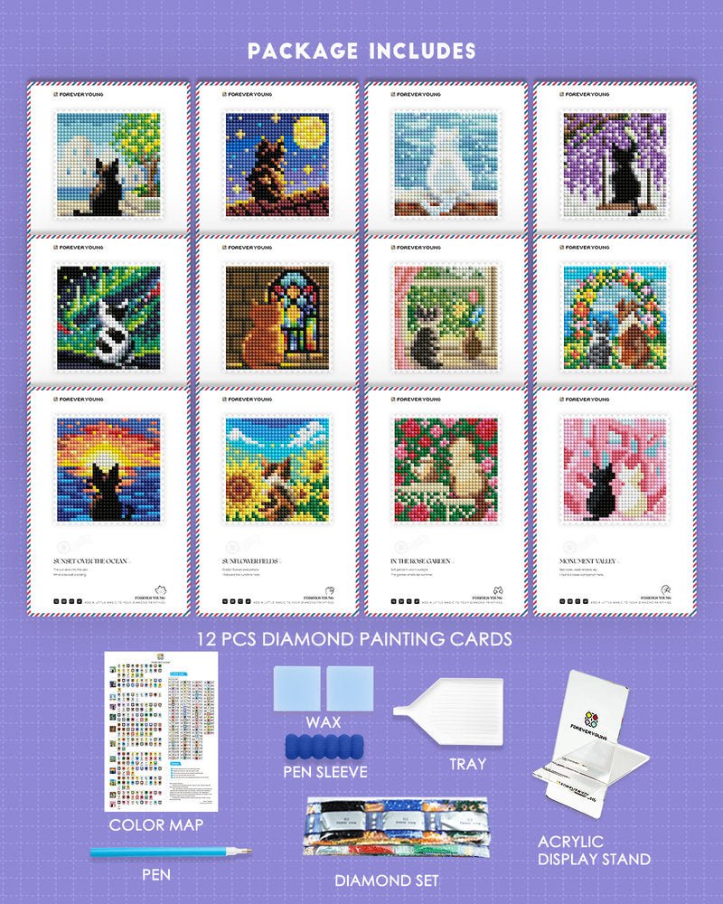 Minigem® : Kitty Around the World - Forever Young®️ DIY - 