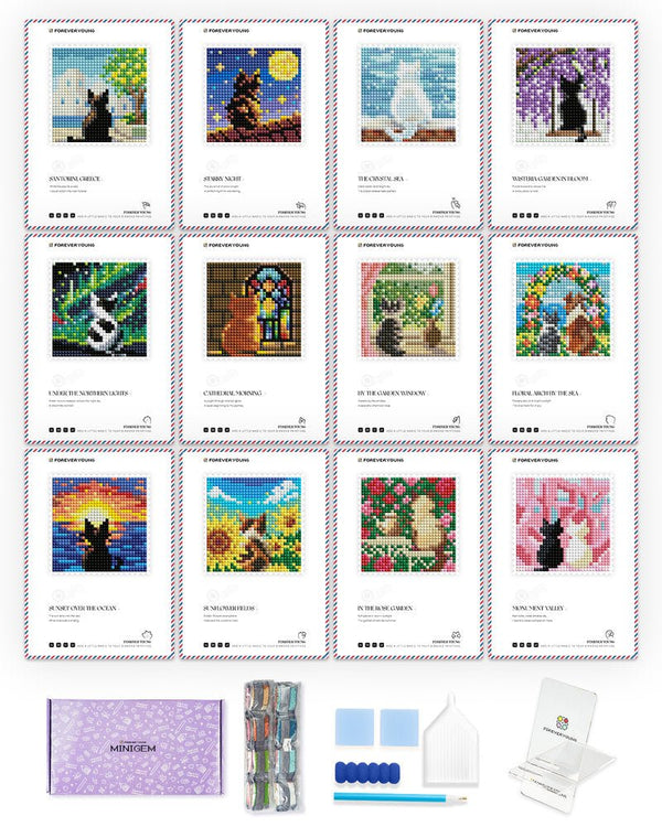 Minigem® : Kitty Around the World - Forever Young®️ DIY - 