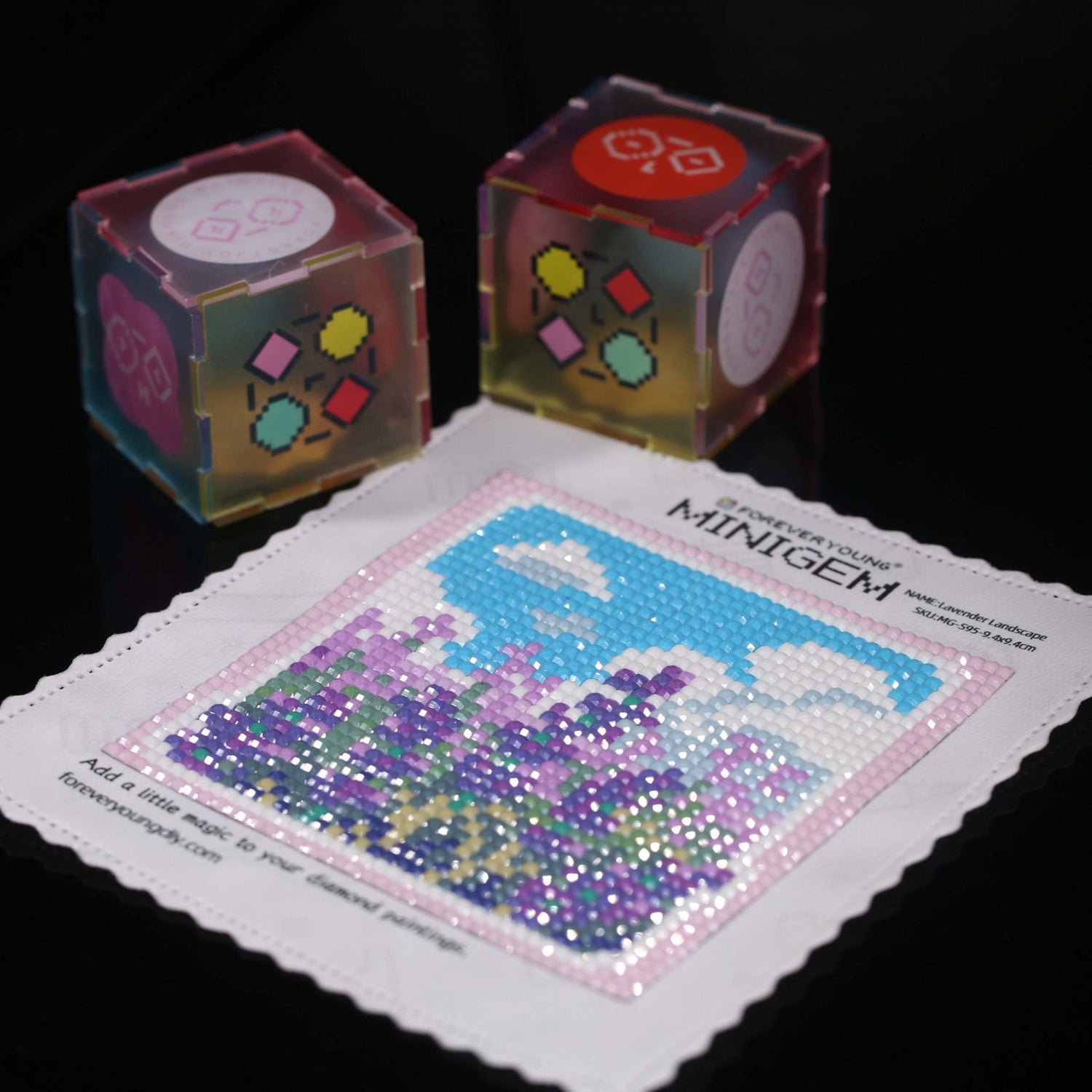 Minigem® :Lavender Landscape - Forever Young®️ DIY - 