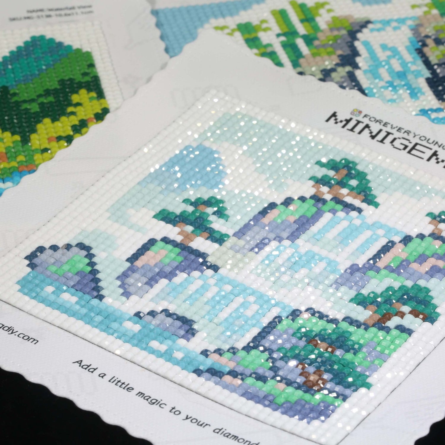 Minigem® :Pines and Waterfall - Forever Young®️ DIY - 
