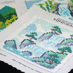 Minigem® :Pines and Waterfall - Forever Young®️ DIY - 