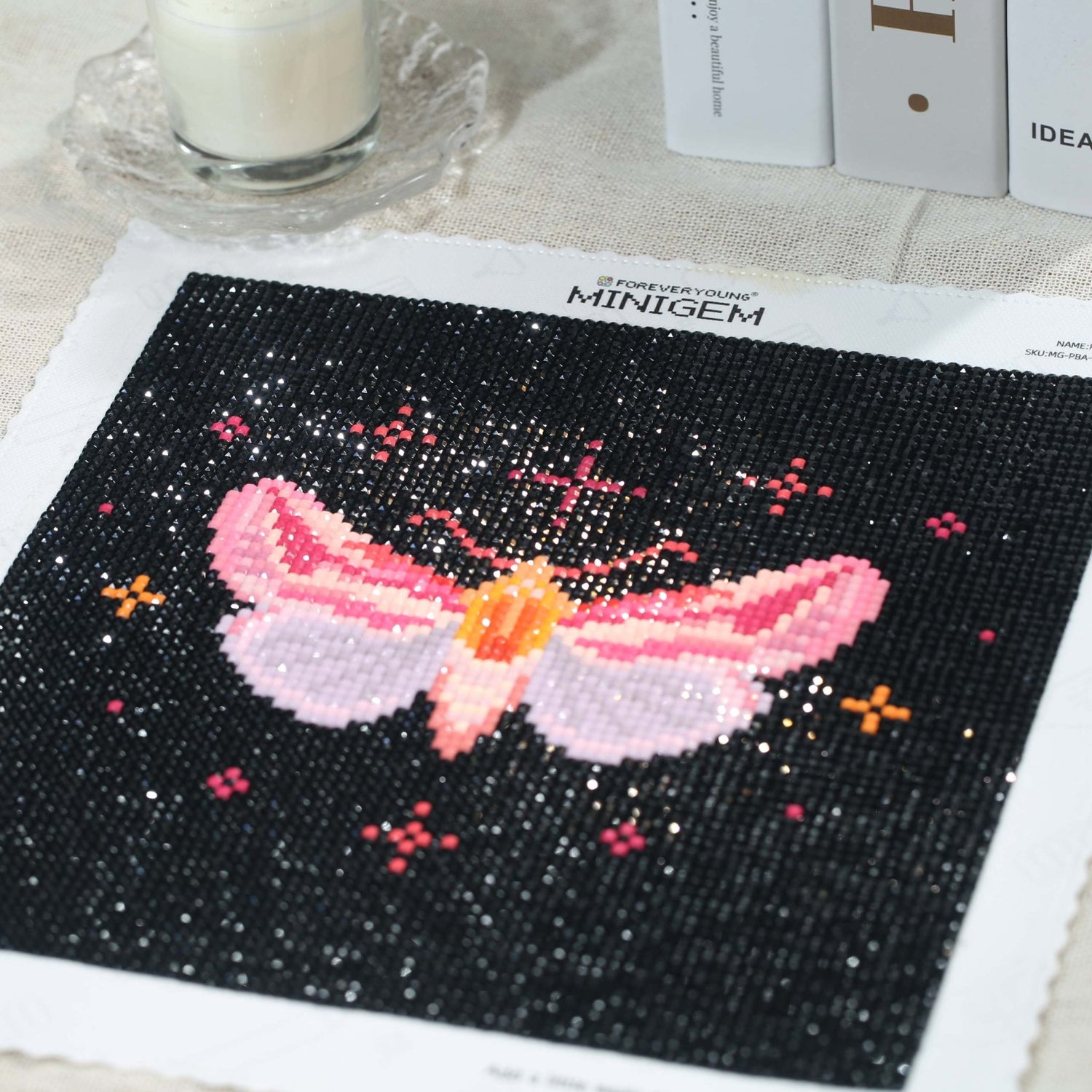 Minigem® :Pink Butterfly - Forever Young®️ DIY - 